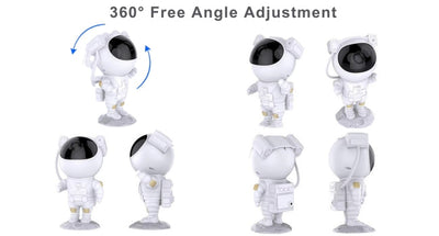 Astronaut Rechargable Sky Projector Light – Cosmic Night Light for Kids & Room Décor