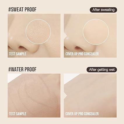 T FIT Buy 1 Get 1 Free, Cover Up All Pro Concealer | 3 in 1 concealer palette Full coverage | Hides Blemishes, Flaws & Dark circle | Long-lasting.
