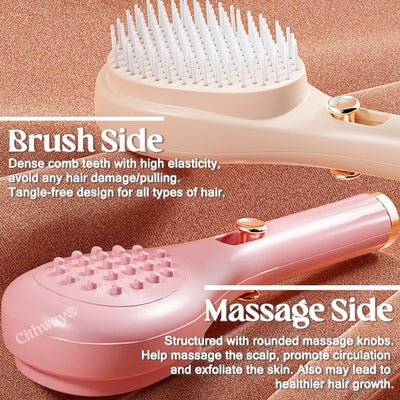 Easy-Cleaning Retractable Massage Hair Brush