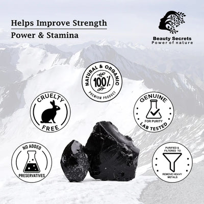 🔥 Natural Performance Booster – Pure Himalayan Shilajit Resin