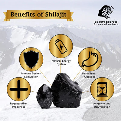 🔥 Natural Performance Booster – Pure Himalayan Shilajit Resin